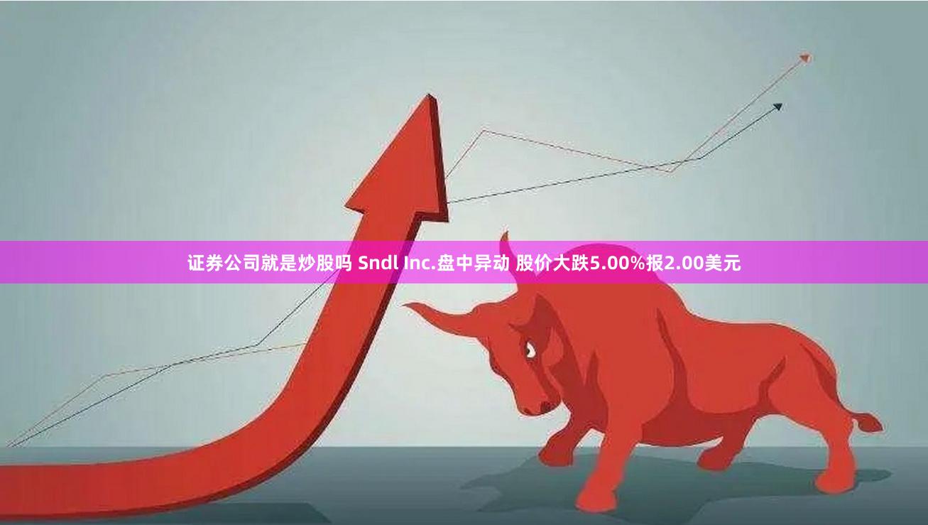 证券公司就是炒股吗 Sndl Inc.盘中异动 股价大跌5.00%报2.00美元