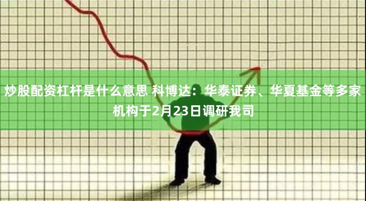 炒股配资杠杆是什么意思 科博达：华泰证券、华夏基金等多家机构于2月23日调研我司