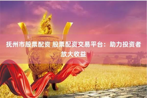 抚州市股票配资 股票配资交易平台：助力投资者放大收益